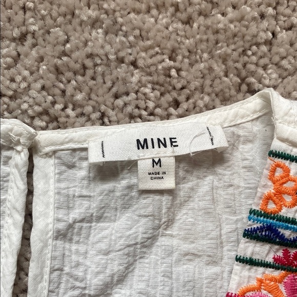 MINE White Top with Colorful Embroidery - Picture 3 of 5
